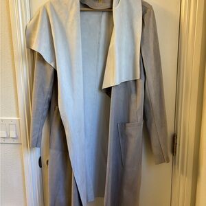 Badgley Mischka Light Gray Women's Cape Coat